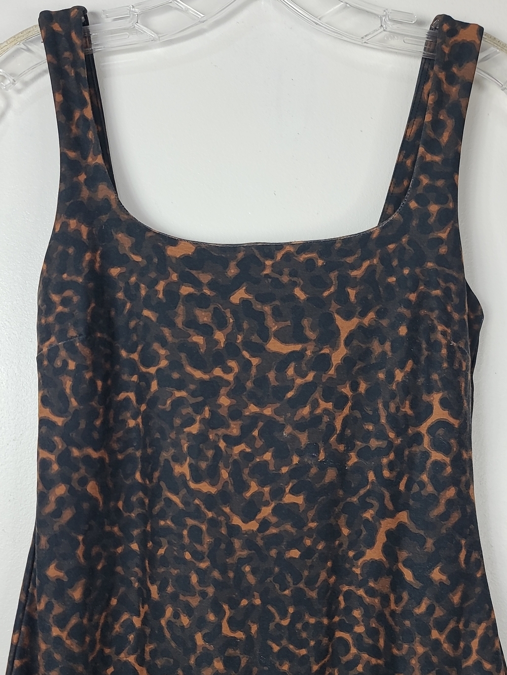 Beyond Yoga Softmark Icon Chai Tortoise Animal Print Black Bodycon Midi Dress S - Picture 6 of 13